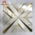 Import 50% Off Marble Crystal White Glass Metal Mable Mosaic For Hotel Project from China