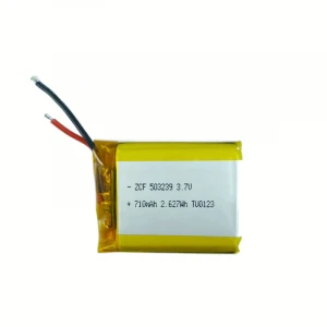 503239 KC Certified 710mAh 3.7V Rechargeable Li-ion Lithium ion Battery Pack for Life Jacket Li-polymer Battery Factory