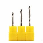 5A  Grade CNC Machines Tools Tungsten Carbide Single Flute Spiral End Mill for Milling Cutter