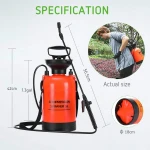 5L hand held garden sprayer pumpsprayers agriculture machinery equipment  pressure water agriculture sprayer