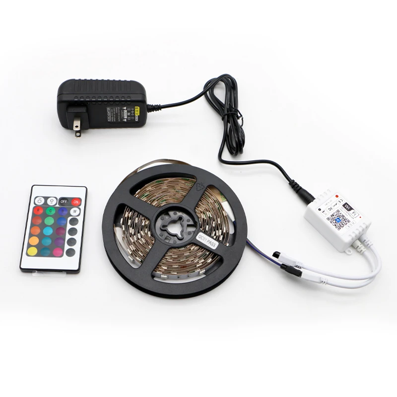 5V DMX Flexible Smart rgbw RGB LED 5050 SMD IP65 Waterproof Light Strips With Remote Support