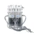 Import 6 in 1 Hydrogen H2O2 Small Bubble Hydra Clean Facial Beauty Machine / Oxygen Deep Cleaning Facial Peel from China