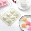 6 Mini Cat Eco-Friendly silicon cake pan baking soap jelly muffin mould pastry bakeware tools