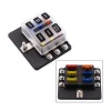 6 Way Blade Fuse Box Holder for Auto Rv Boat Marine 12v/24v