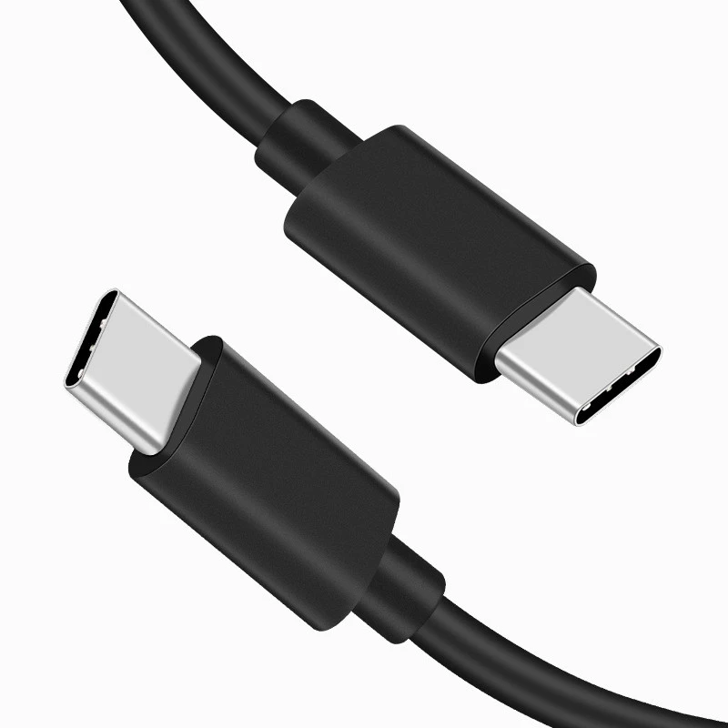 60w 3A 1m  3feet length male to male usb type-c to type-c type c DP fast charge QC Quick charging cable 5 cores OD3.5mm