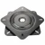 Import 6&quot;/7&quot;/8&quot;/10&quot;/12&quot;  Black 360 Degree Table Rotating Mechanism Swivel Plate Turntable Bearing from China