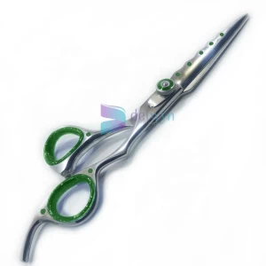 7 Diamond Colors Hair Scissor Razor Blade Barber Scissor in Japanese Stainless Steel 420c Private label Hairdressing Scissor