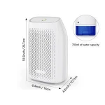 700ml Home Air Dehumidifier Semiconductor Desiccant Moisture Absorber Car Mini Air Dryer Electric Cooling Machine