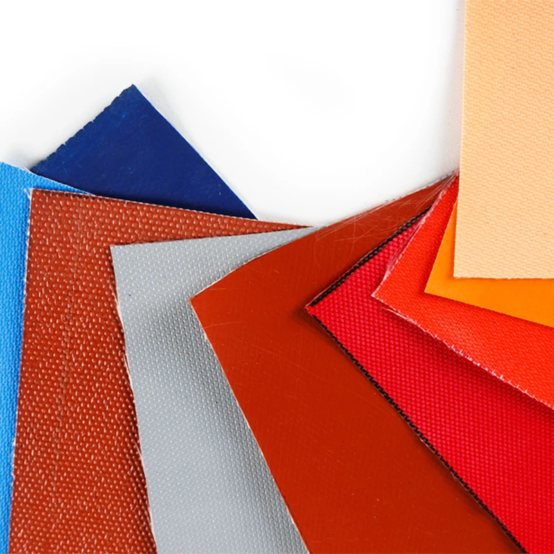 7628 or 3732 fireproof polyurethane silicone rubber coated fiberglass fabric