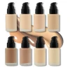 8 Colors Liquid Foundation Waterproof Oem Long Beauty Finish Face Highlighter Cosmetic Label Natural Private Label