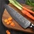 Import 8 inch kitchen knife damascus chef knife with pakka handle kitchen accessories from China