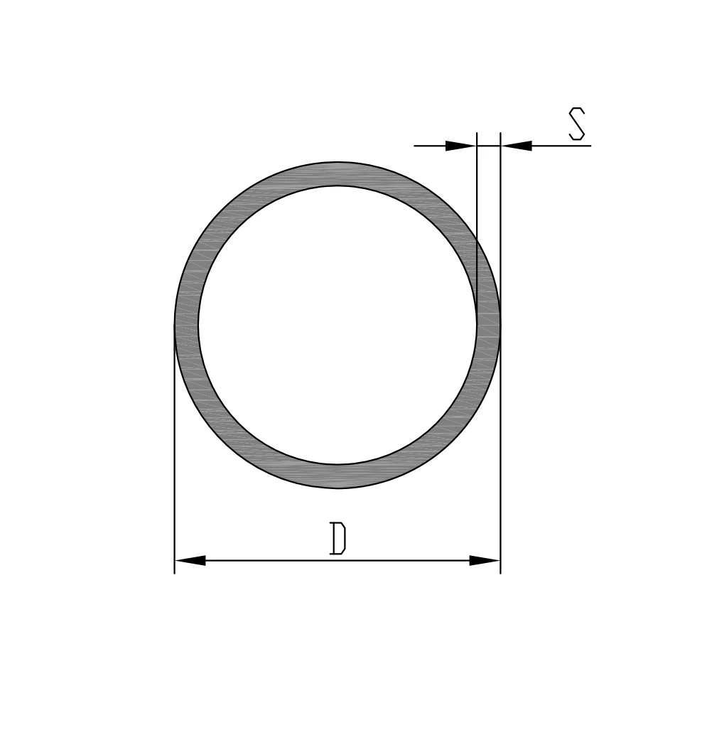 8x2 industrial frame material round tube diameter standard aluminium profiles