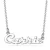 Import 925 Sterling Silver Jewelry Women Custom Jewelry CZ Personalised Name Pendant Necklace from China