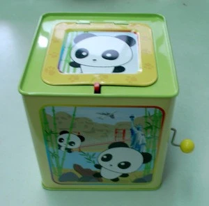 A008 Jack in a box; Jack in the tin box plush toy