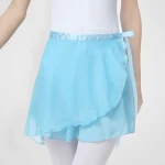 Adult Chiffon Ballet Tutu Skirt Pure Color Children Ballet Skirts Girls Dance Gymnastics Training Wrap Skirt