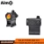 Import Aim-O Solar Power Red Dot With Riser Mount &amp; Low Mount airsoft hunting scope dot sight scope from China