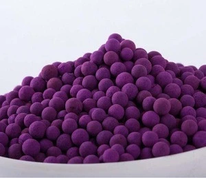  China Manufacturers Purple Potassium Permanganate Activated Alumina Ball