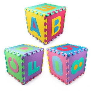 Alphabet and Numbers Foam Puzzle Play Mat,NON-TOXIC EVA 36 Piece