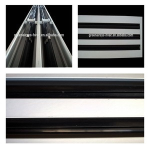 Aluminium Air Conditioning Linear Slot Diffuser with Plenum Box and Butterfly Volume Damper