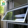 Aluminium Alloy awing window frame and glass Casements Glass Turn Top hung Hinged Windows