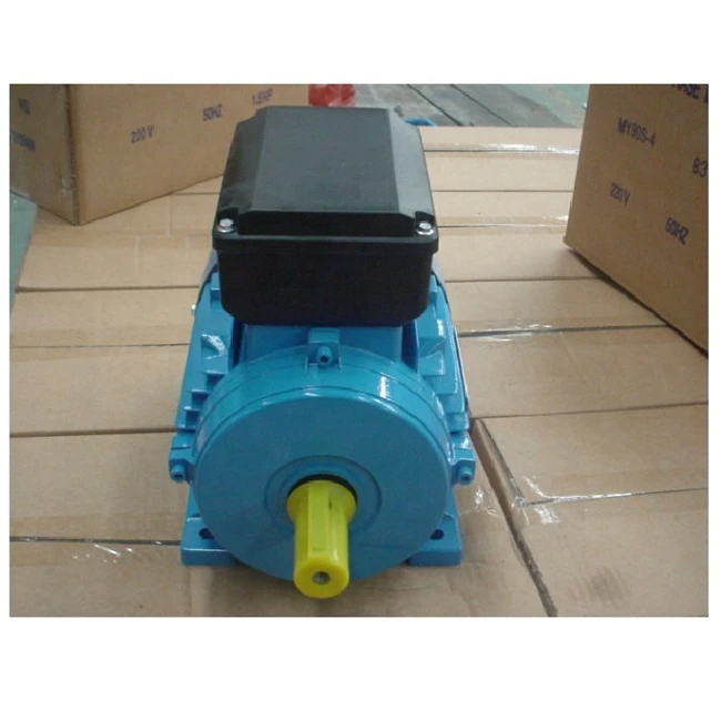 Aluminum Housing Blower Fan Gearbox Single Phase Induction Electric AC Motor