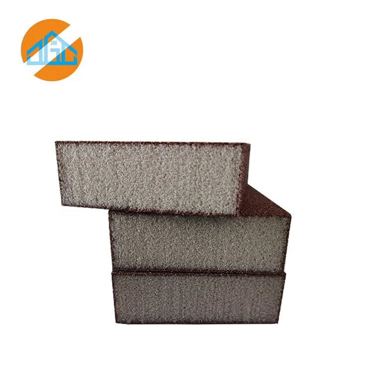 Aluminum oxide hand sanding sponge wood sanding block abrasive sand sponge