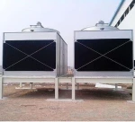 aluminum zinc casing square open cooling tower for water chiller