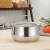 Import Amazon Hot Sale Drum Shape Practical Stainless Steel Stock Pot/Cooking Pot from China