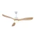 Import Amazon hot sale vintage 56 inch decorative ceiling fan DC BLDC motor wood blades ceiling fans with led lights remote control from China
