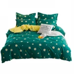 Amazon Hot Selling Hotel Home Bed Sheet Printed 100% Cotton Bedding Duvet Cover Set