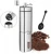 Import Amazon Manual Hand Coffee Grinder Adjustable Coffee Maker Ceramics Core Stainless Steel triangle shape from China