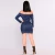 Import Amazon new arrival off shoulder bodycon sexy demin summer casual women jeans dresses ladies from China