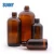 Import Amber Boston Round Glass Bottle with lid from China