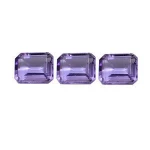 Amethyst Trillion Faceted Loose Gemstone