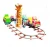 Import Amusement park equipment 4 seats battery operated toy train ,cartoon railway electric train for sale from China