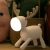 Import Animal Cartoon Kids Table Lamp USB Rechargeable LED   Desk Reading Bedroom Drafting Desk Lamps Nordic deer head Night Light from China