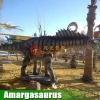 Animated size real life mechanical walking dinosaur moving model