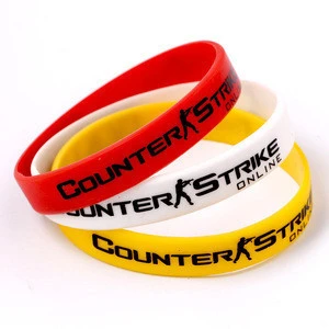 Anime CSGO counter terrorist elite global offensive silicone bracelet wholesale