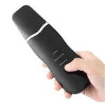 Anti aging ultrasonic Ion vibration skin scrubber deep facia dead skin peeling