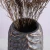 Import Antique goods resin decoration grey vintage gold line custom flower vase for hotel home decor from China