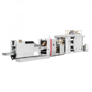 Automatic sheet feeding paper bag making machine with printing