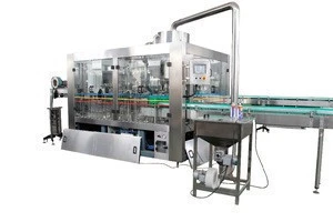 Automatic water filling machine 3 in 1 unit including washing filling and capping