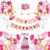 Import Baby Birthday Party Set Supplies with Pink Latex and Confetti Balloons Happy Birthday Banner SET-151 from China