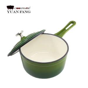 Baby Food Supplement Soup Pot enamel cast iron round milk sauce pan for cooking