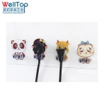 Baby safety household power plug socket cord holder hanger sticky hook VT-A011