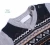 Import baby sweater kids boys V-neck jacquard knitted pullover sweater from China