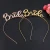 Import Bachelorette Hen Party Favor Wedding Hair Accessories Gold and Rose Gold Bride Crown Tiara Headband from China