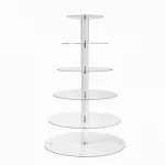 Bakery cake display fridge showcase clear acrylic display table cake
