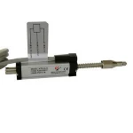 Ball-bearing gauge head self return spring linear potentiometer