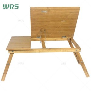 Bamboo computer desk/ portable foldable laptop table